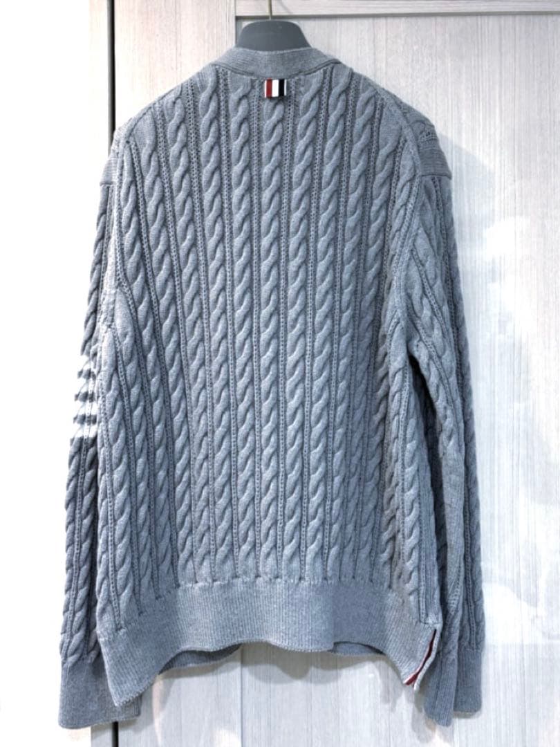 THOM BROWNE 4bar カーディガン ローゲージ