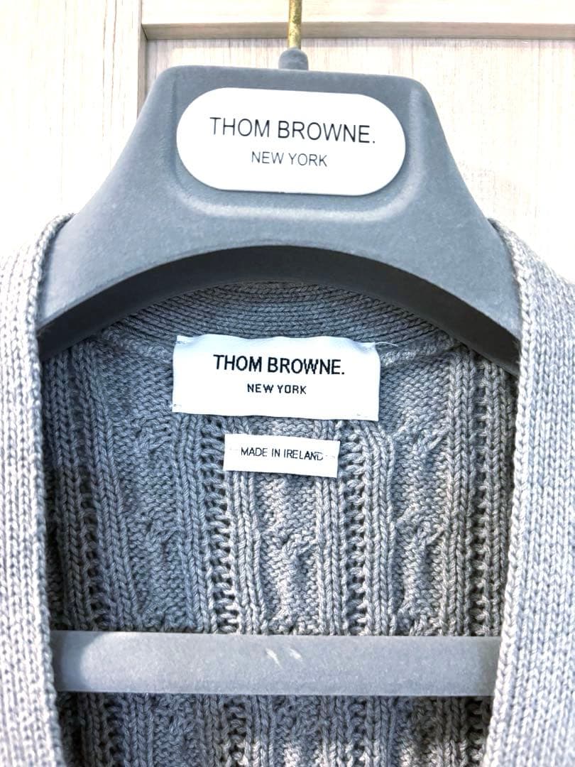 THOM BROWNE 4bar カーディガン ローゲージ