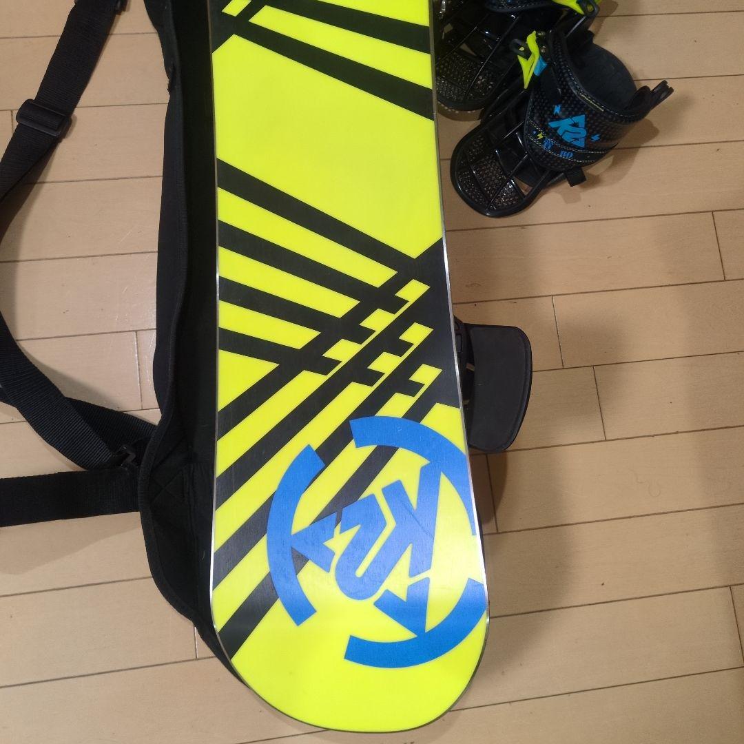 K2 スノーボード 板　ビンディングセット　100cm スノボ　キッズ