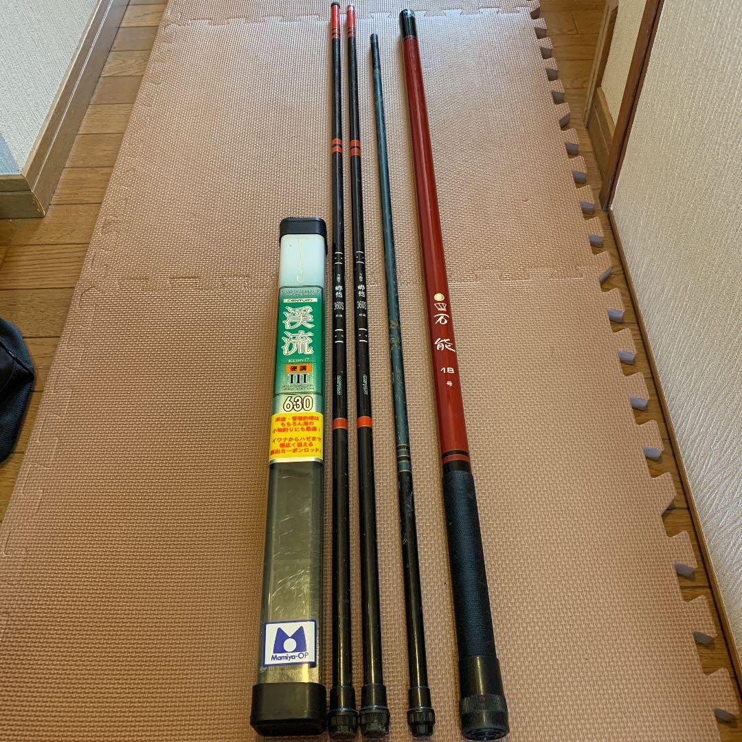 渓流竿5本まとめ売り