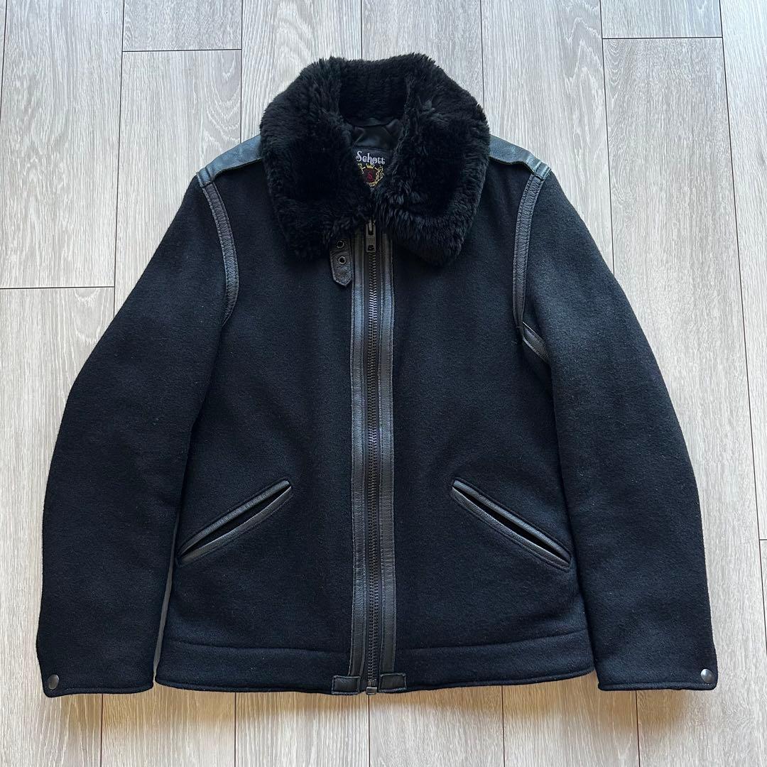 セール【希少】SCHOTT ショットB-6 メルトン ボンバージャケット 米国製