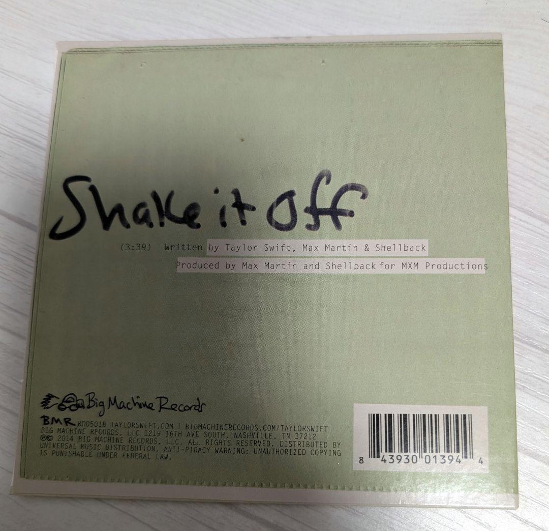 【レア】Taylor Swift Shake it Off シングルCD