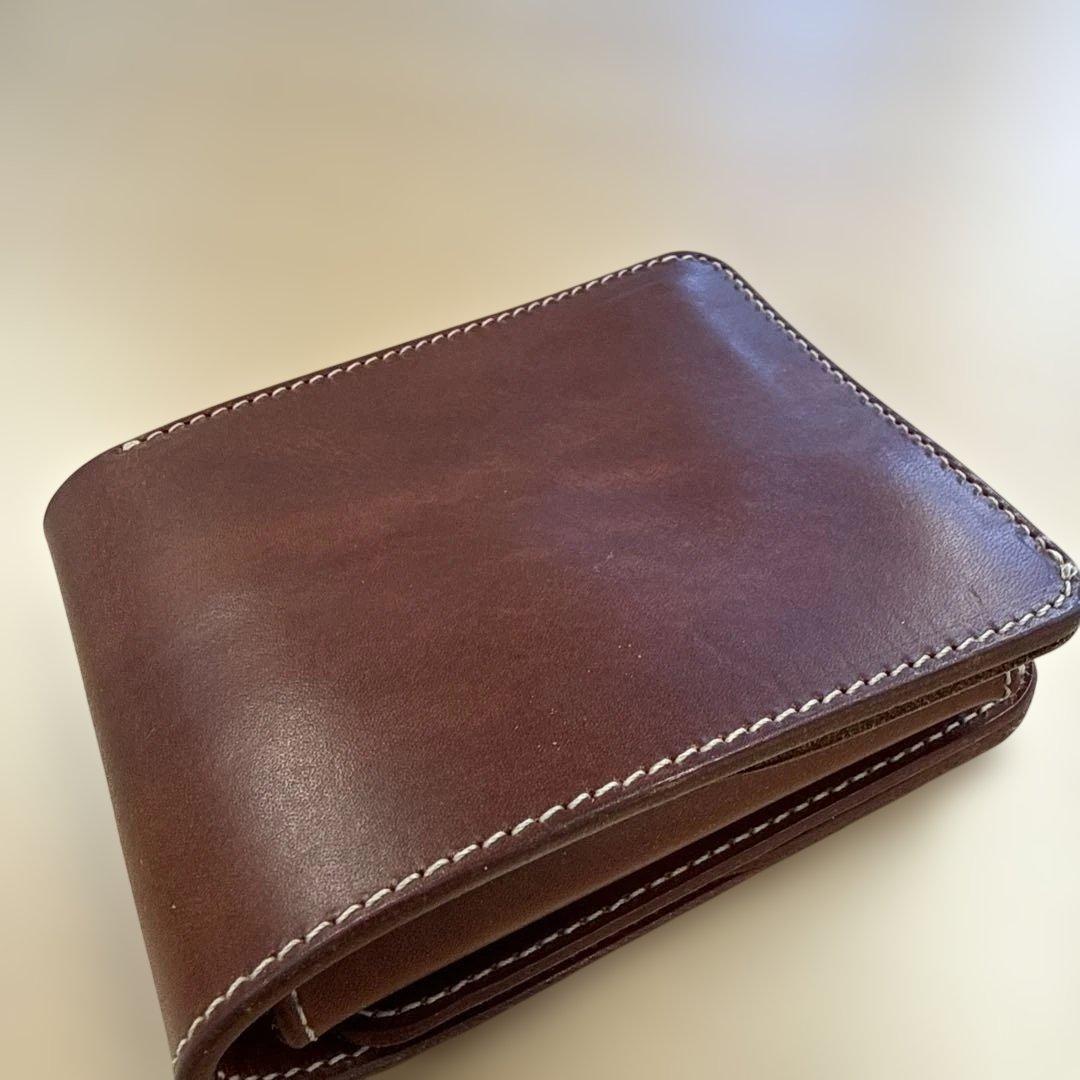 革蛸　　二つ折財布　隅櫻