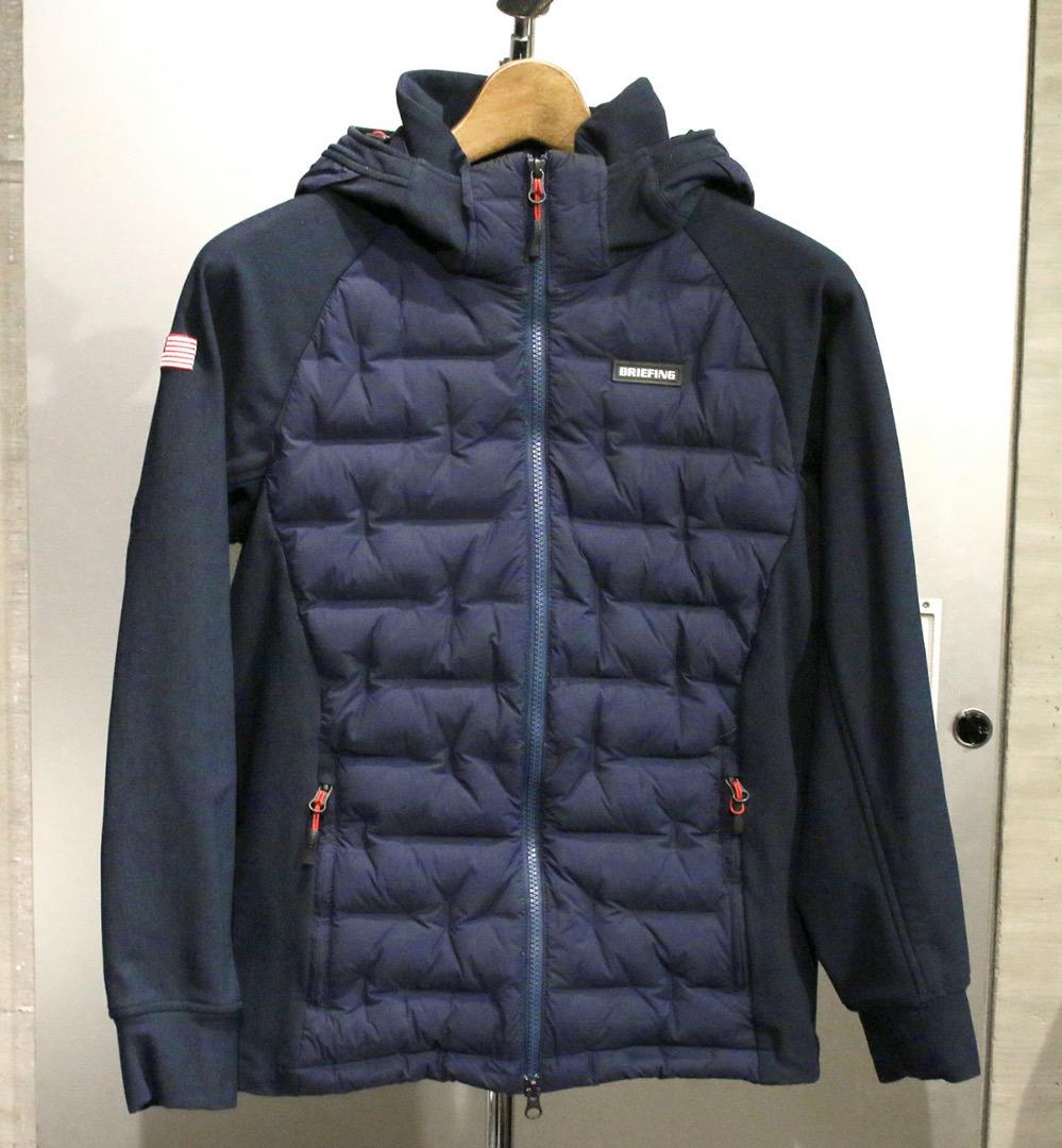 ひろろブリーフィングゴルフ ハイブリッドダウンパーカ　ネイビー メンズ S