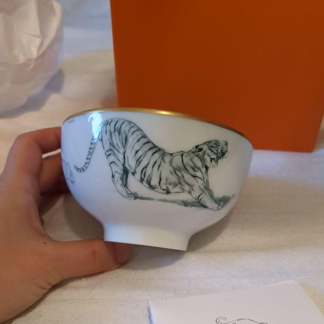 HERMES トラとヒョウの飯碗