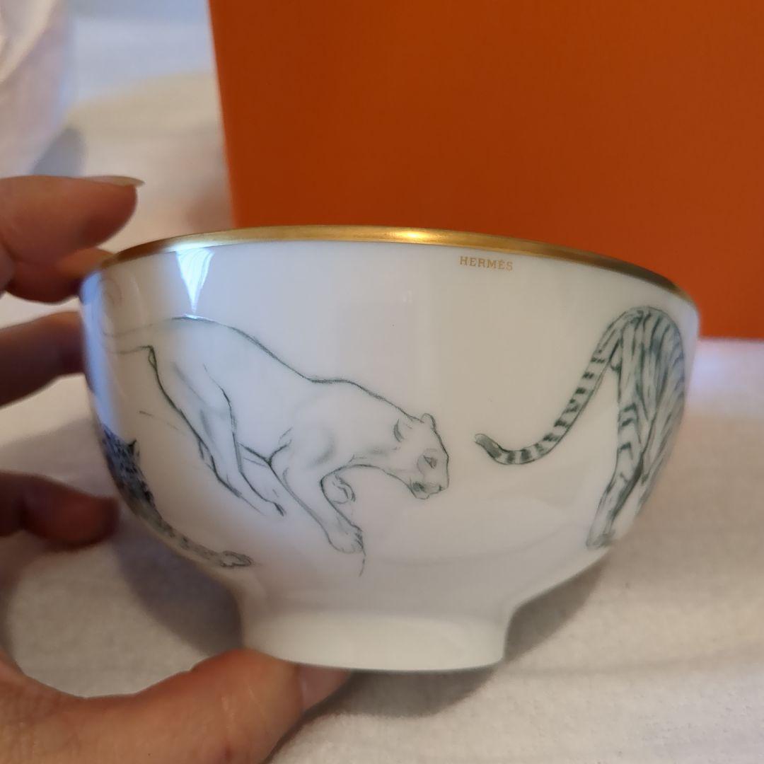 HERMES トラとヒョウの飯碗