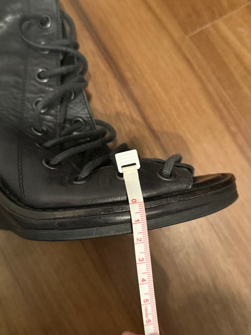 ann demeulemeester レースアップ　ハイヒール　 サンダル