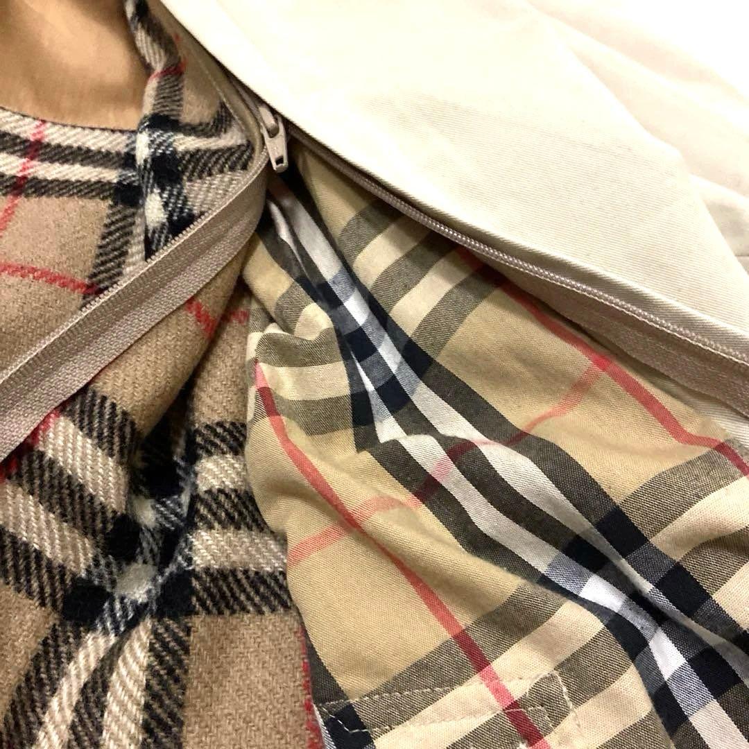 希少ヴィンテージバーバリーBURBERRYステンカラーコート　ノバチェック3L