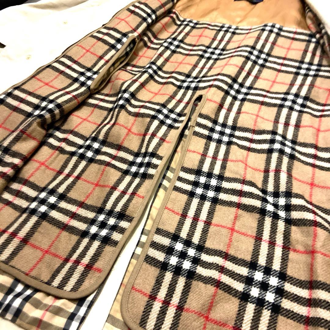 希少ヴィンテージバーバリーBURBERRYステンカラーコート　ノバチェック3L