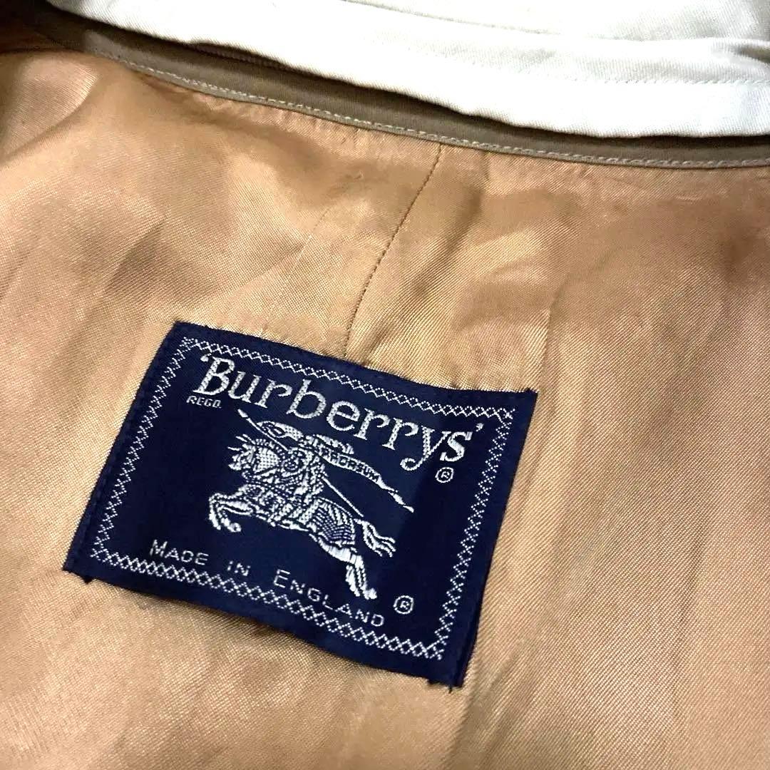 希少ヴィンテージバーバリーBURBERRYステンカラーコート　ノバチェック3L