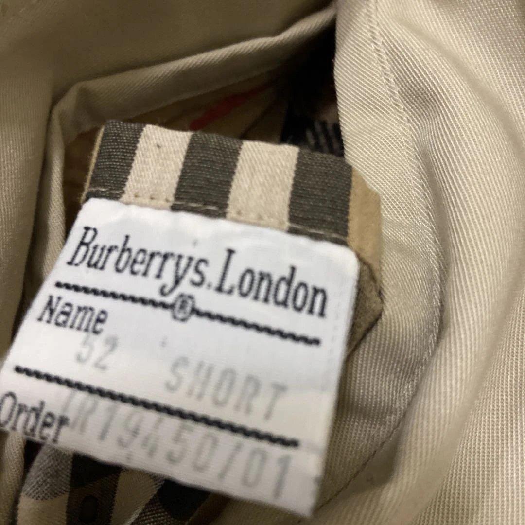 希少ヴィンテージバーバリーBURBERRYステンカラーコート　ノバチェック3L