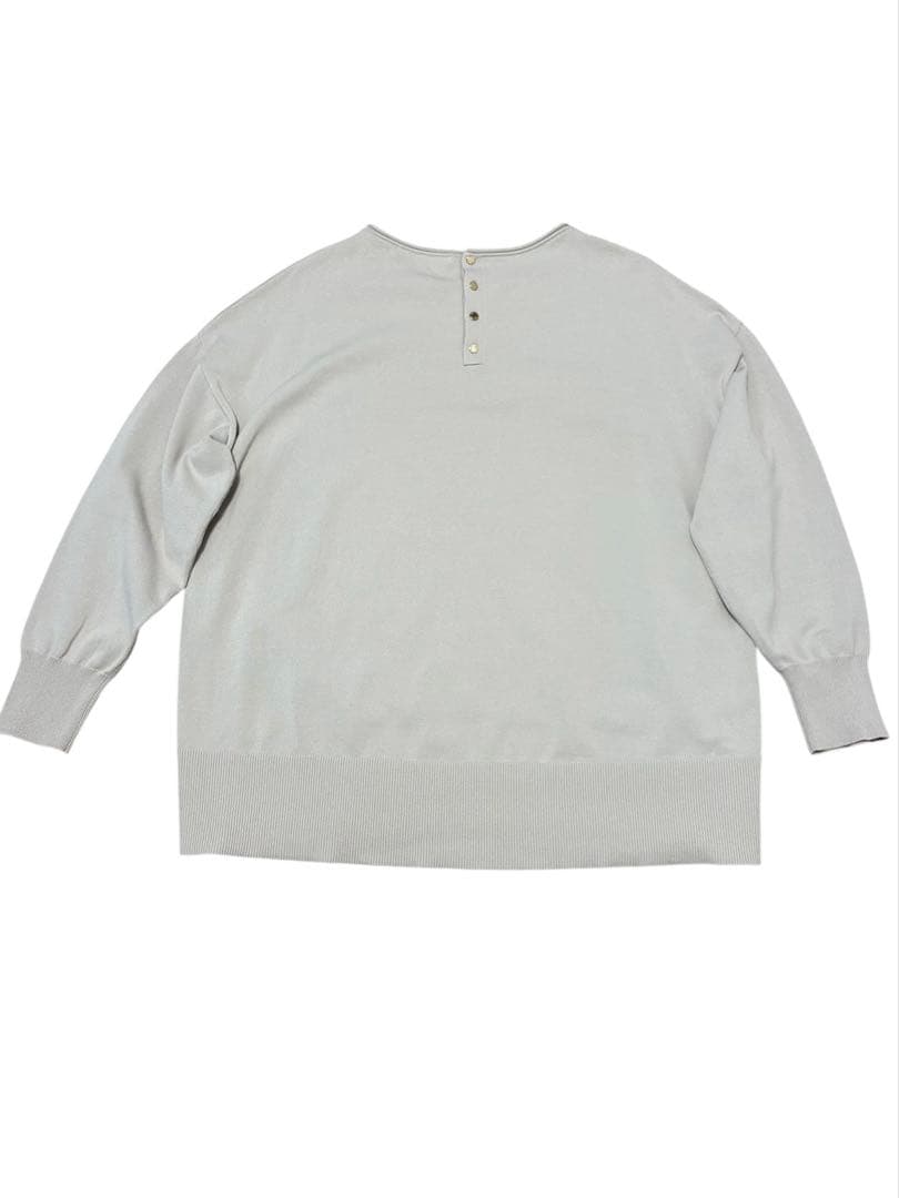 23区【洗える】ストレッチコットンポリエステル ニット　サイズ44