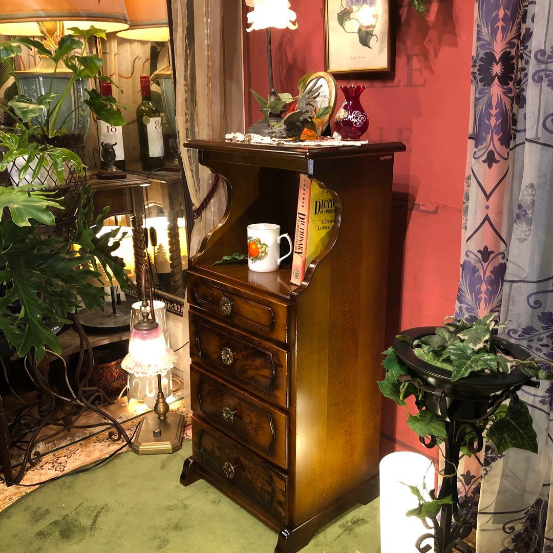 りおちゃんママ Sale ヴィンテージ カリモク　コロニアルキャビネット