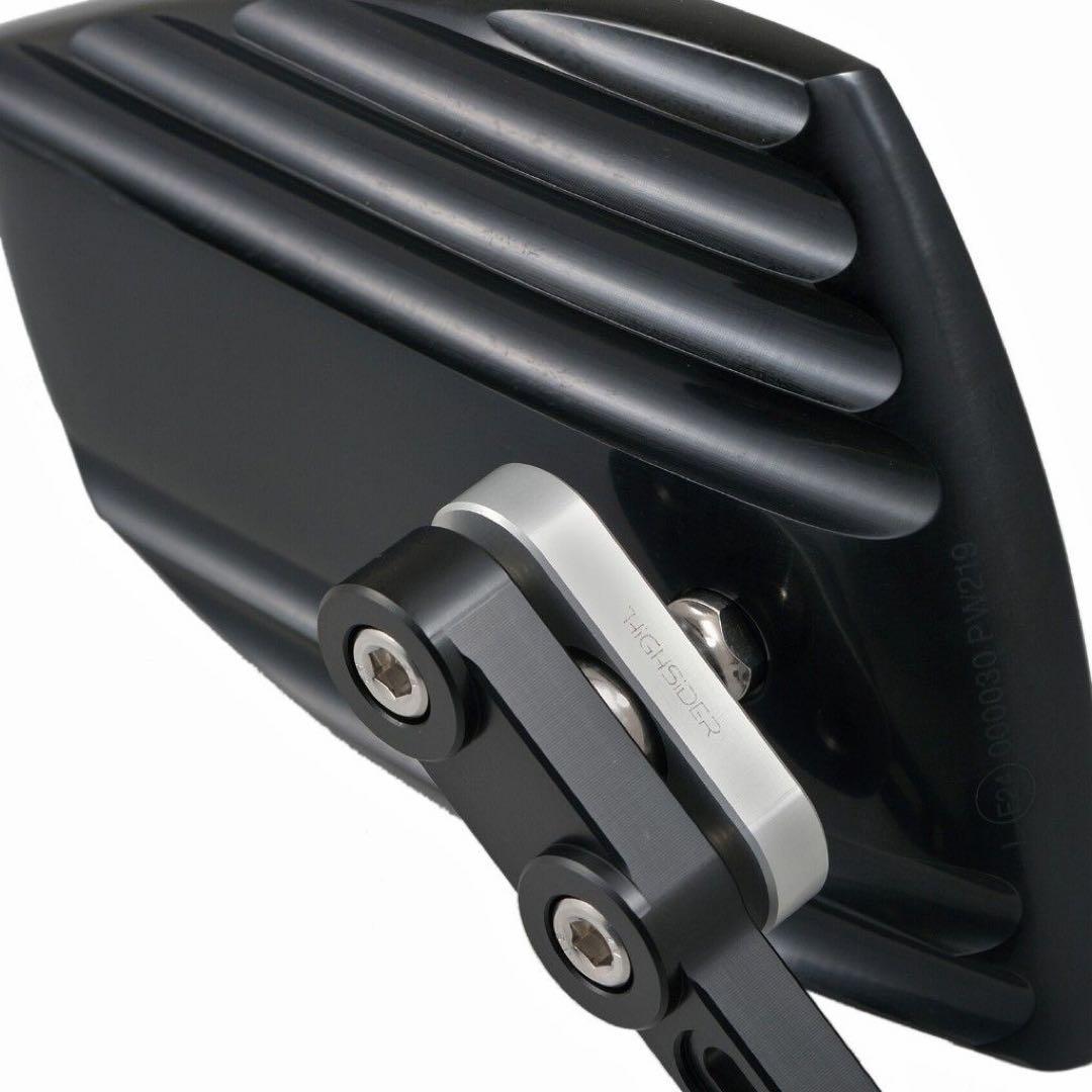 デイトナ HIGHSIDER ハイサイダー バーエンドミラー　ウェーブ