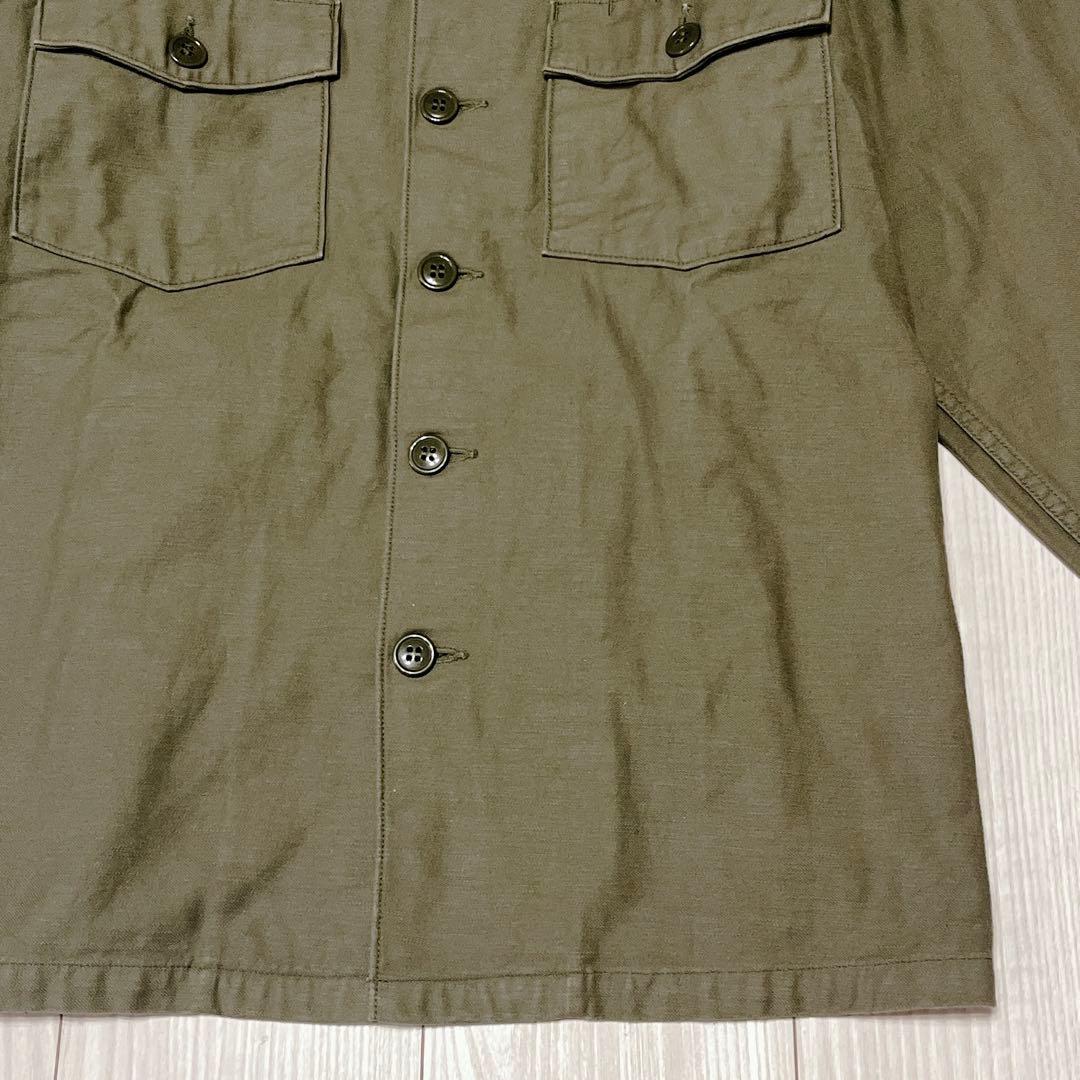 希少 TOYS McCOY 107 COTTON ユーティリティシャツ 長袖