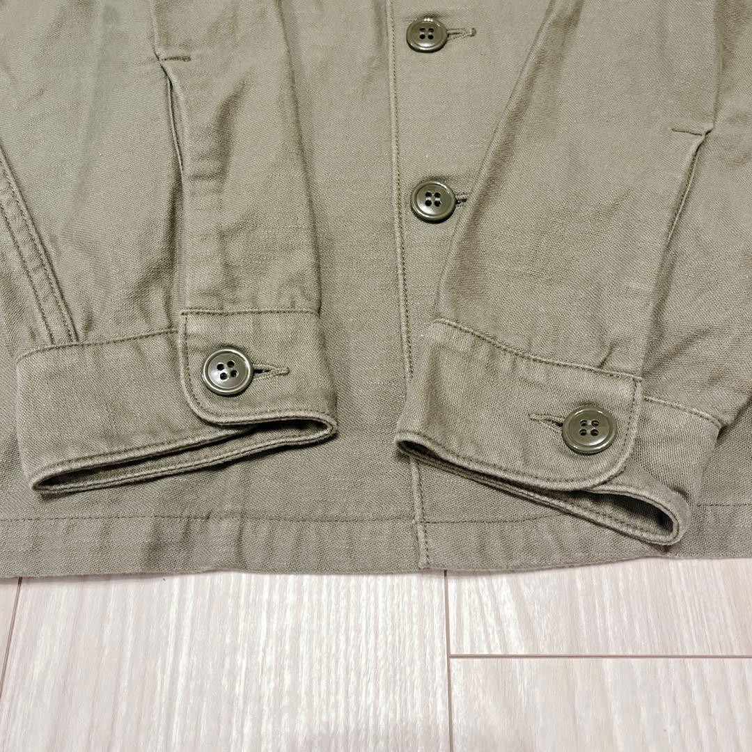 希少 TOYS McCOY 107 COTTON ユーティリティシャツ 長袖
