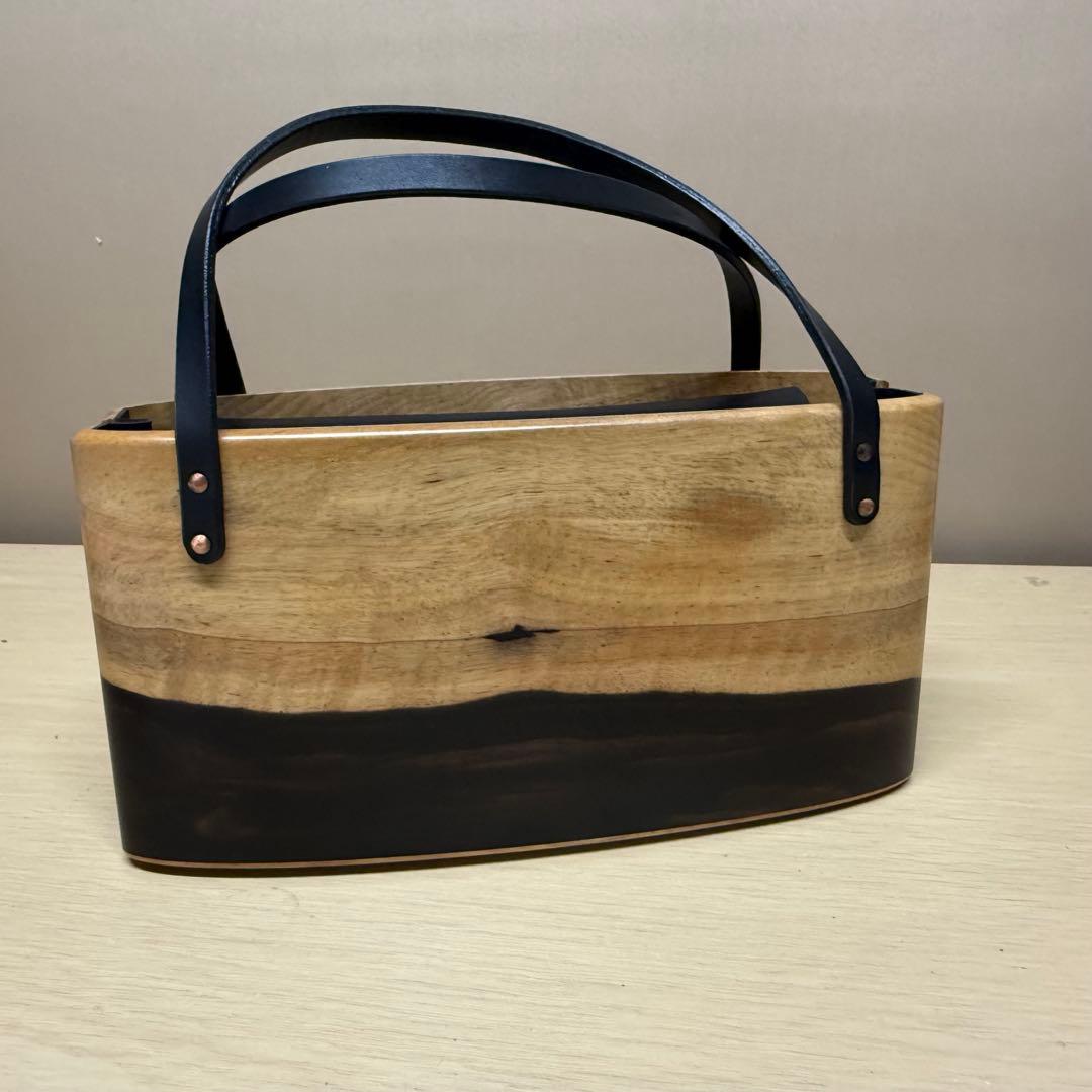 【未使用品】熊野洞 KUMANODO 高級寄木バッグ 着物 和装