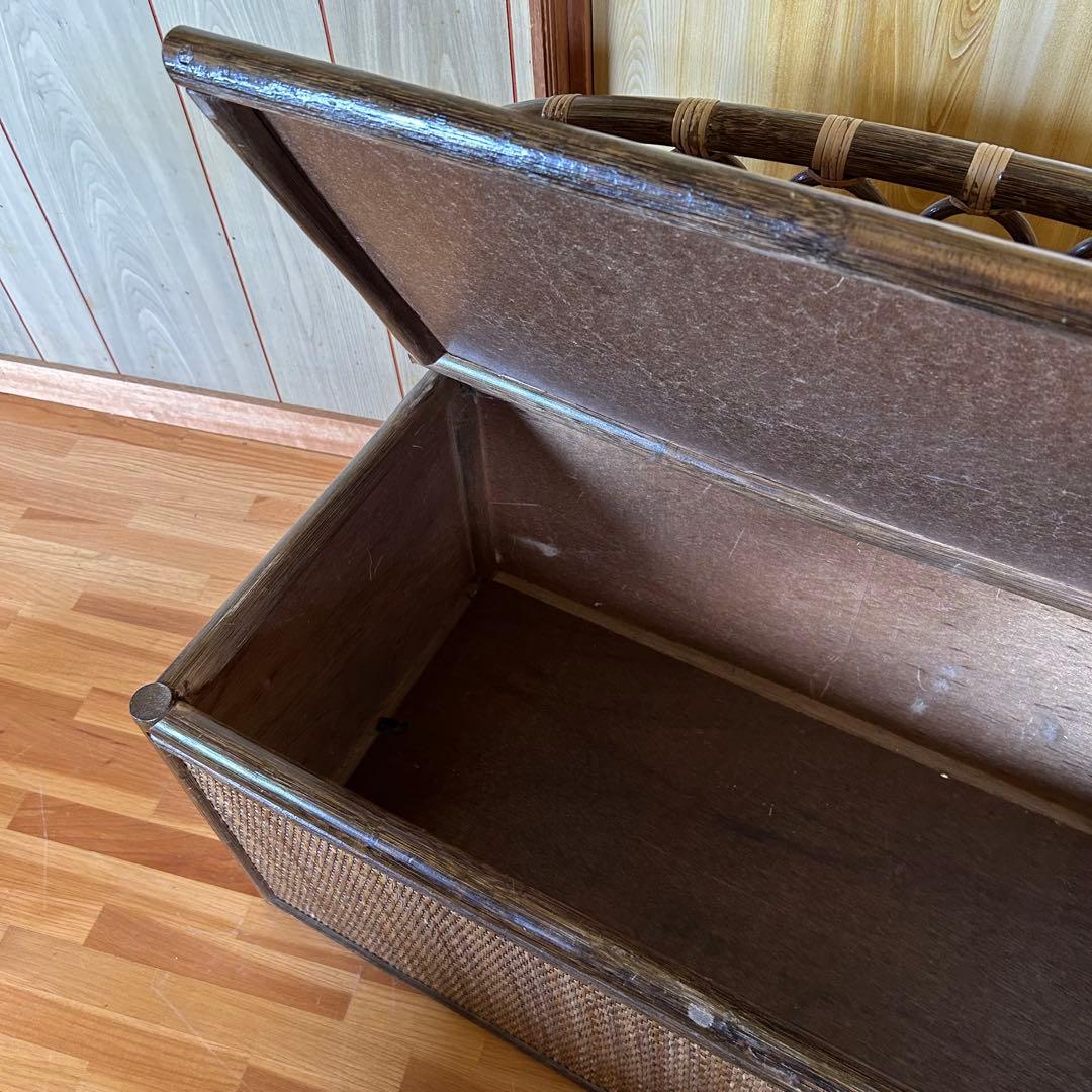 ラタン 籐 ベンチ