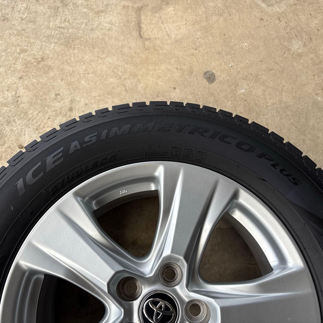 80ハリアー 50RAV4 17インチ純正ホイール スタッドレスタイヤ