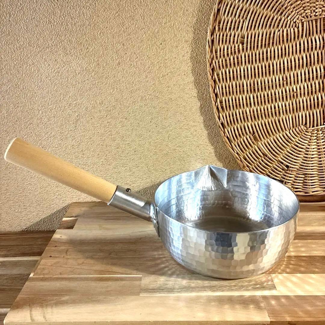 京都鍛金工房WESTSIDE33雪平鍋アルミ　片口&取り分けスプーン茂作　未使用
