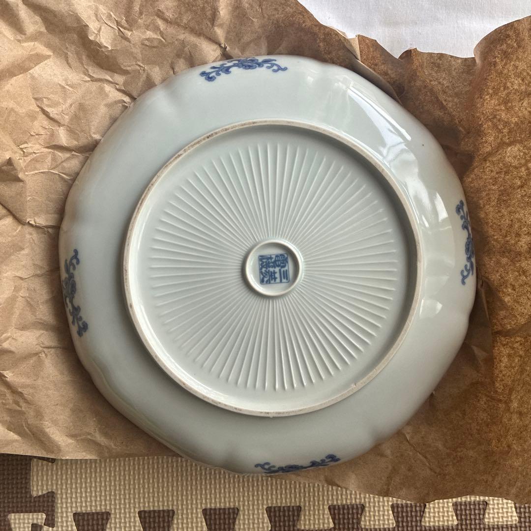 三菱陶器 八角形 花柄皿