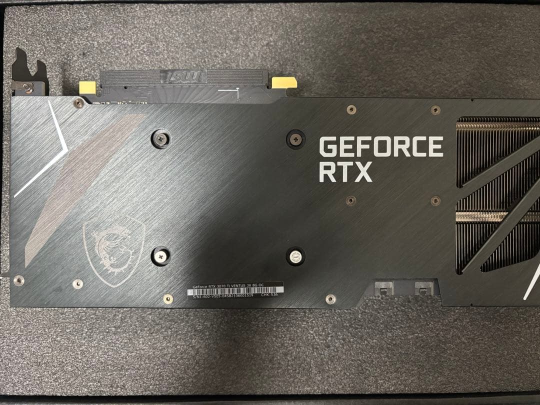 グラフィックボード・グラボ・ビデオカード MSI Geforce RTX3070Ti