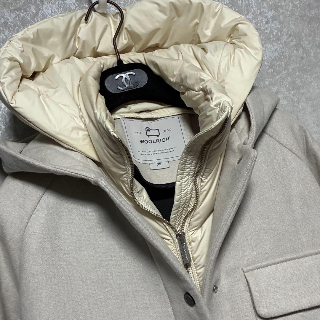 【美品】 IENA WOOLRICH ウールリッチ2in1ダウン フードコート