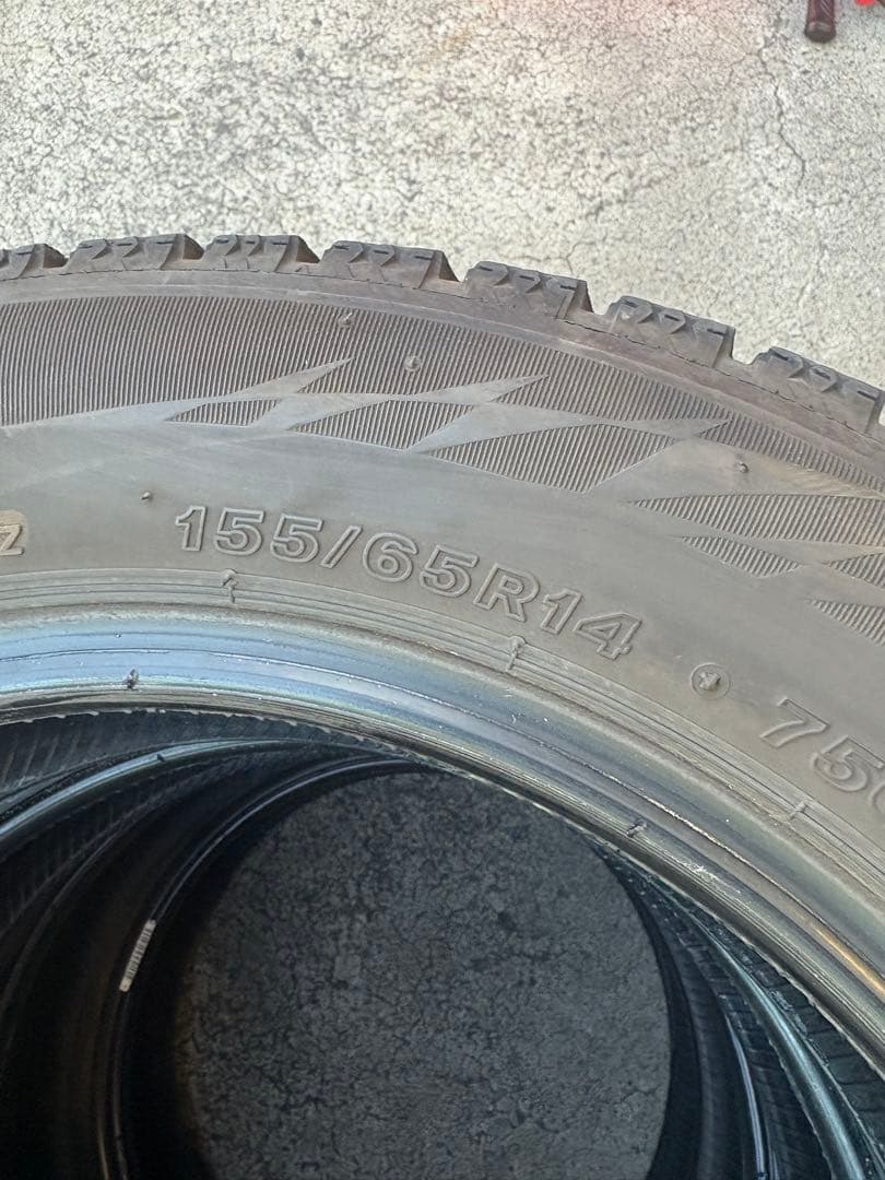 2022年製造155/65R14ブリヂストン VRX2中古4本送料込み