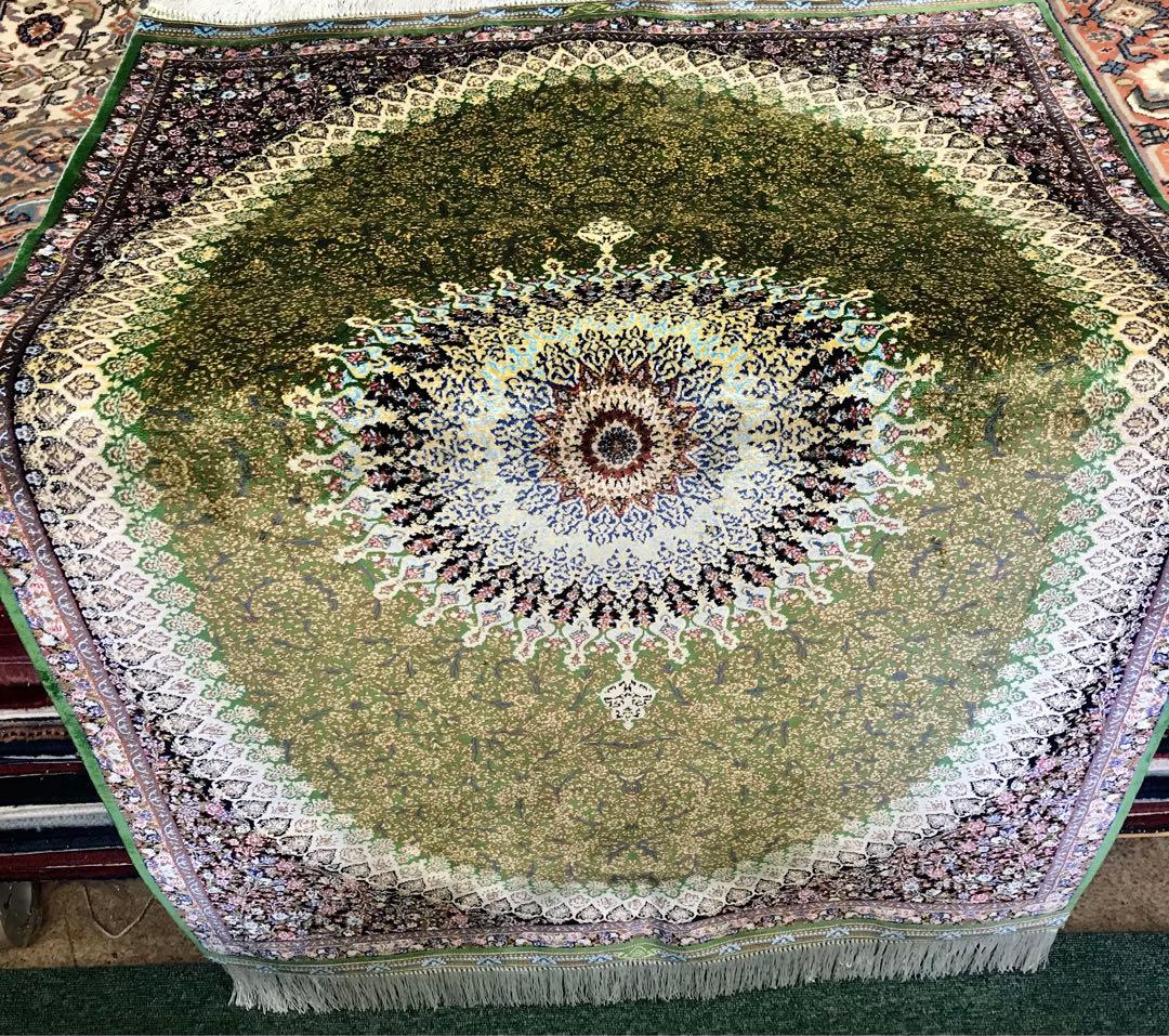 一番人気のペルシャシルクラグ/size:80x120cm…. .fid2.4