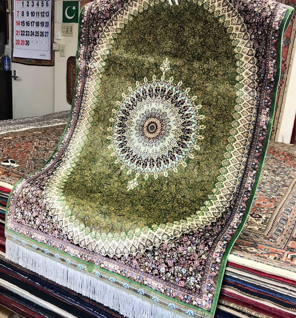 一番人気のペルシャシルクラグ/size:80x120cm…. .fid2.4