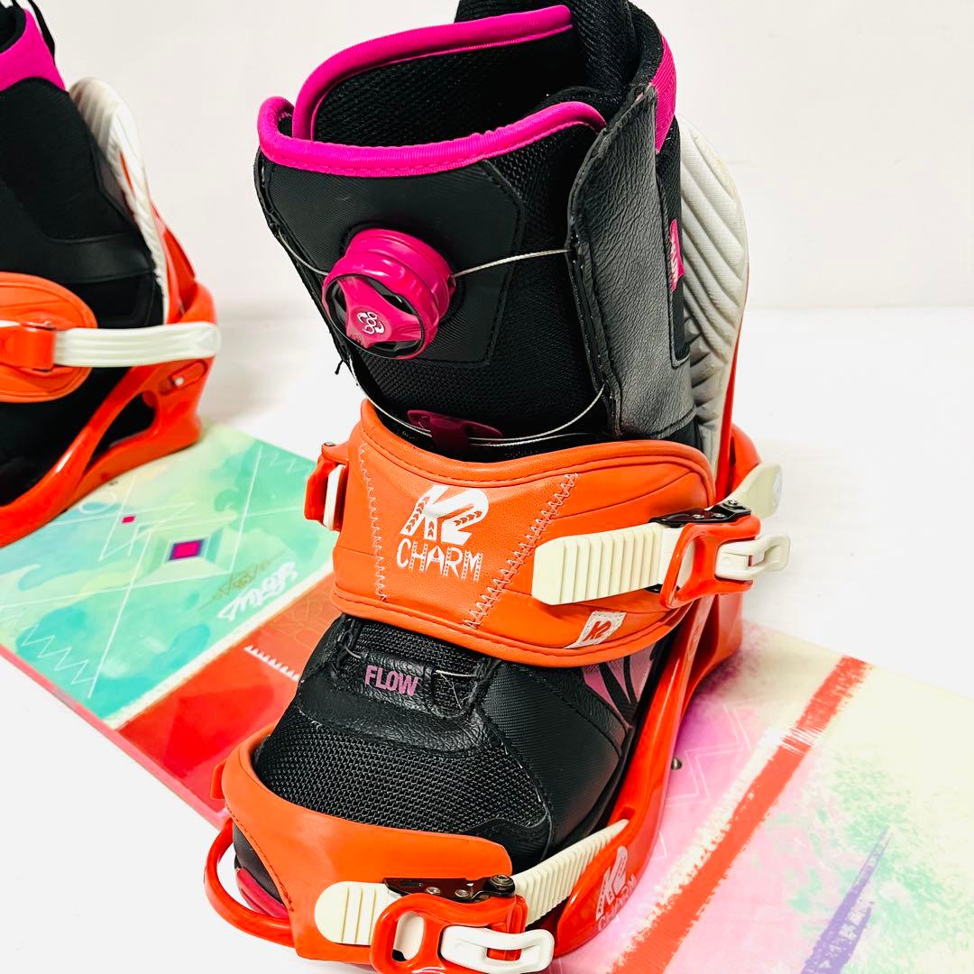 レディース　サロモン　スノボセット　スノーボード　K2 FLOW 24.5cm