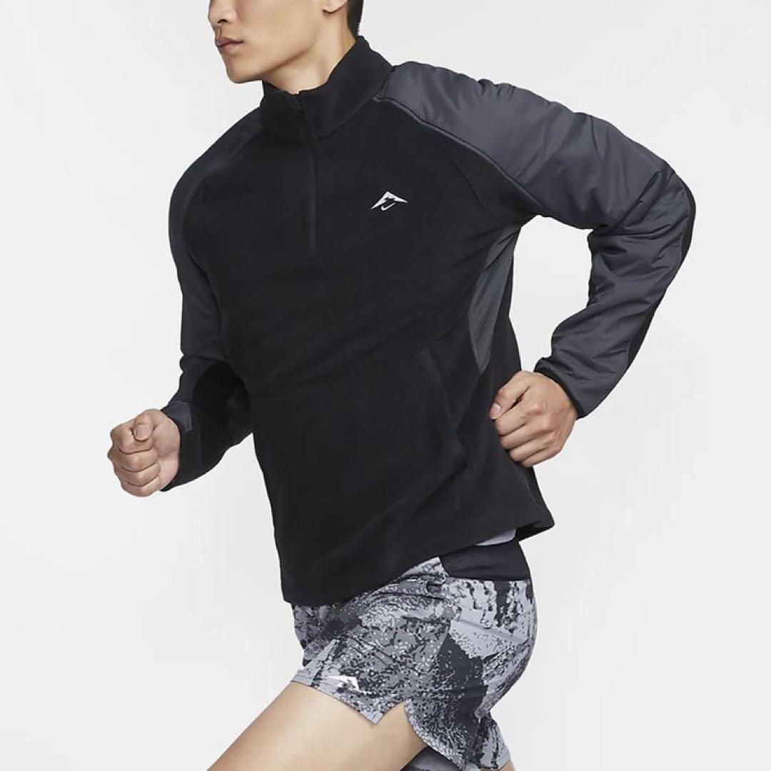 Nike TRAIL POLARTEC 1/4 ZIP FLC ランニングトップ