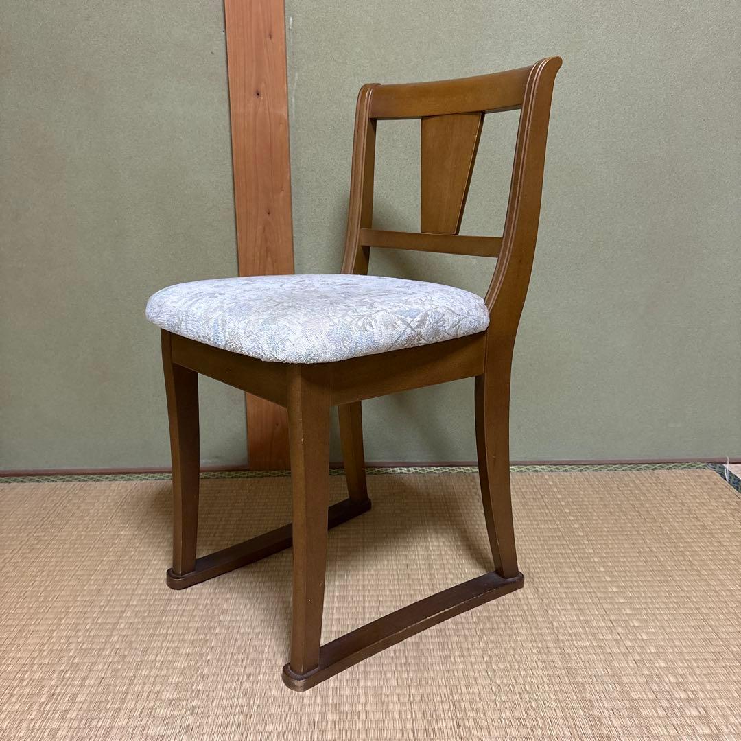 ブラウン 木製 ダイニングチェア ビオラ アイボリー KG-TS-0160 1脚