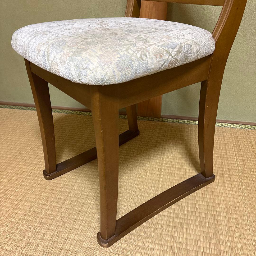ブラウン 木製 ダイニングチェア ビオラ アイボリー KG-TS-0160 1脚