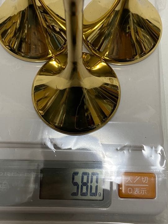 キャンドルスタンド　ゴールド