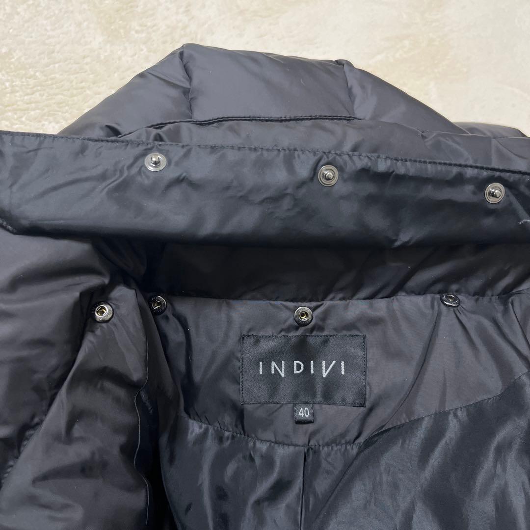 INDIVI ダウンコート 40 インディヴィL ブラック3way Aライン美品