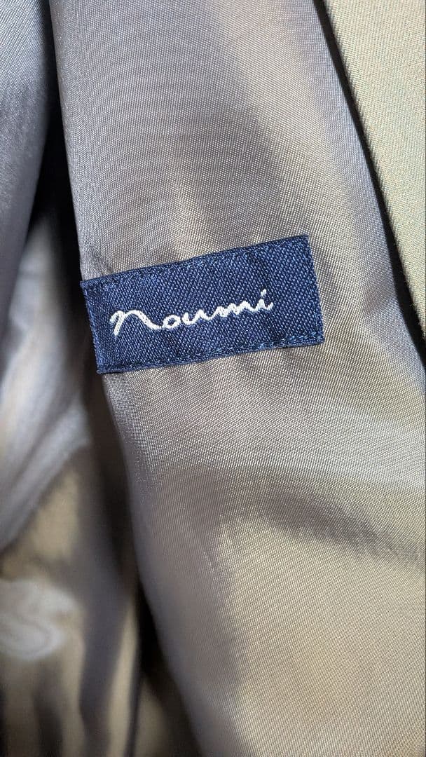 専用【美品/日本製】noumi 玉虫 ステンカラーコート Lサイズ ライナー付き