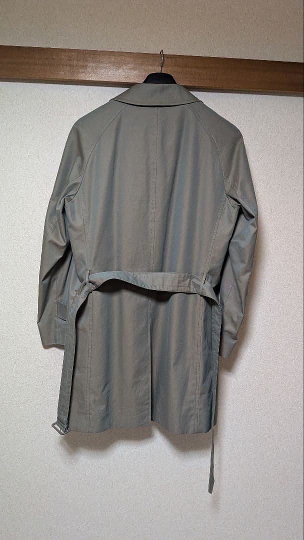 専用【美品/日本製】noumi 玉虫 ステンカラーコート Lサイズ ライナー付き