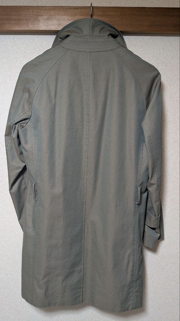 専用【美品/日本製】noumi 玉虫 ステンカラーコート Lサイズ ライナー付き