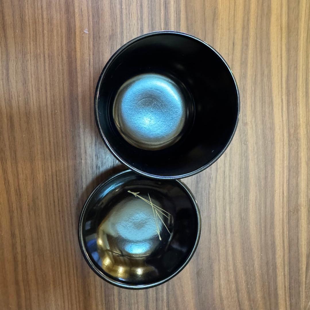 新品 茶碗蒸し器 5個セット 天然木 ウレタン塗装 トレー付き