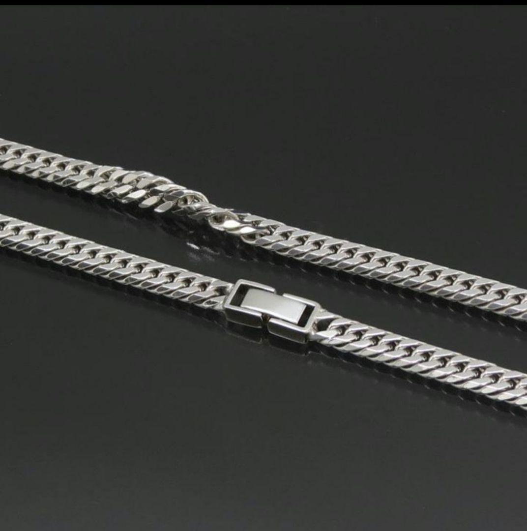 [1/25まで出品]SV925　喜平　6面W　60cm　新品・未使用品
