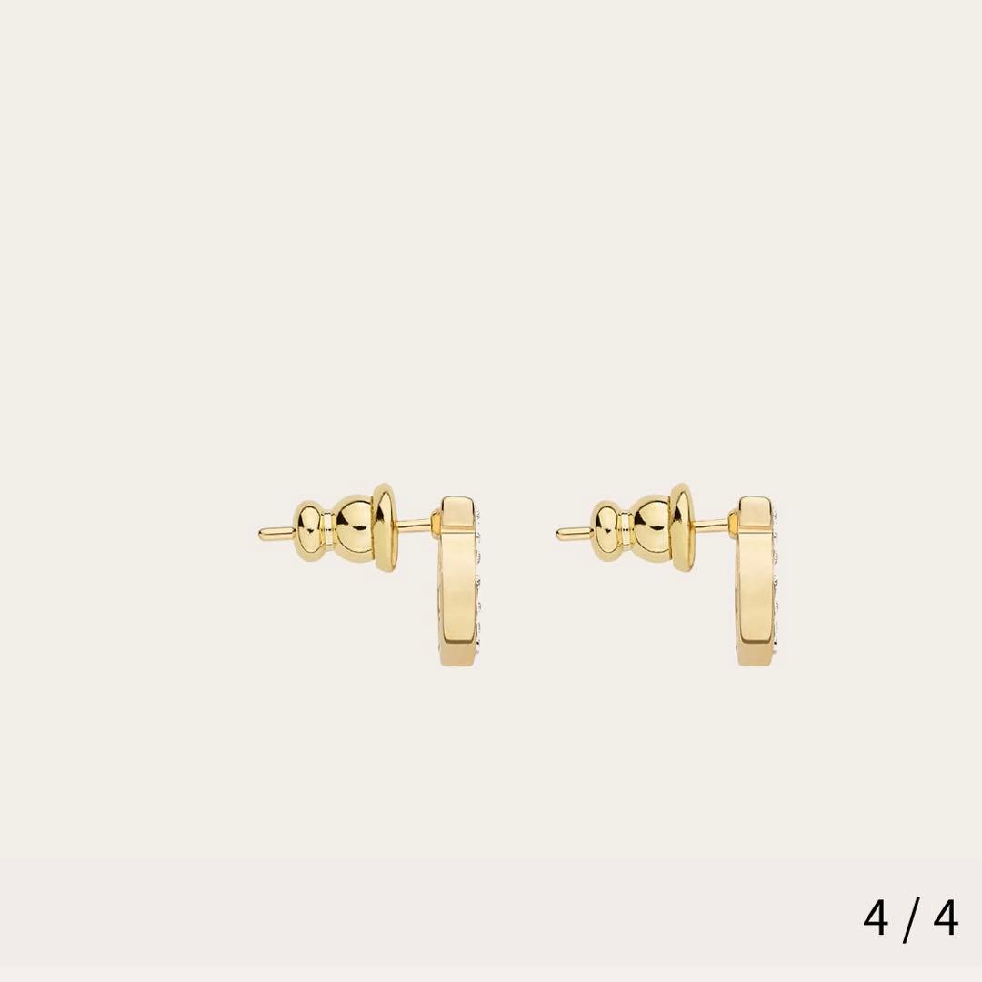 Ferragamo ガンチーニクリスタルピアス(S) フェラガモ