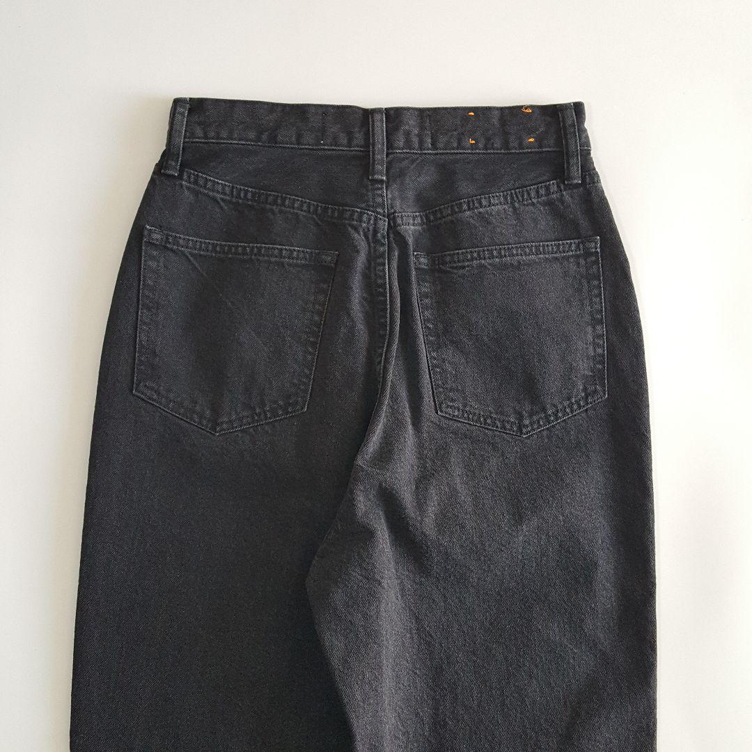 新品 シンゾーン レディース キャロット デニムパンツ ブラック サイズ32