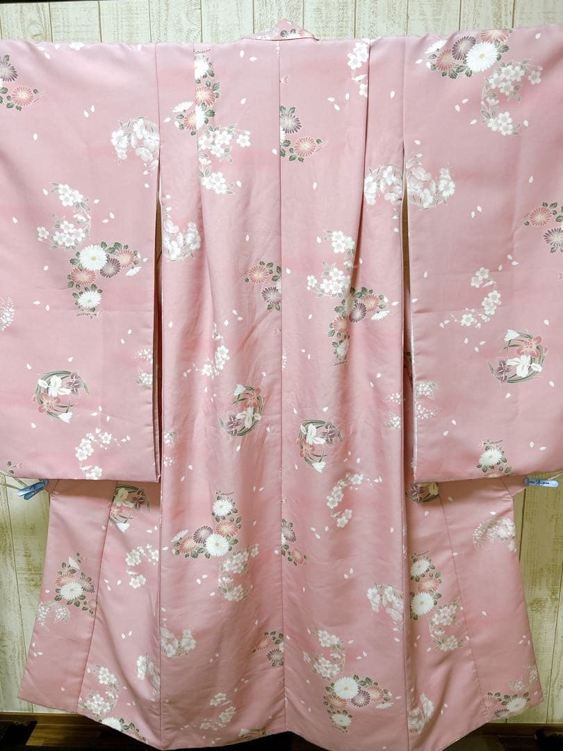 優しいピンク♡七五三　7歳　女の子　セット　一式　白