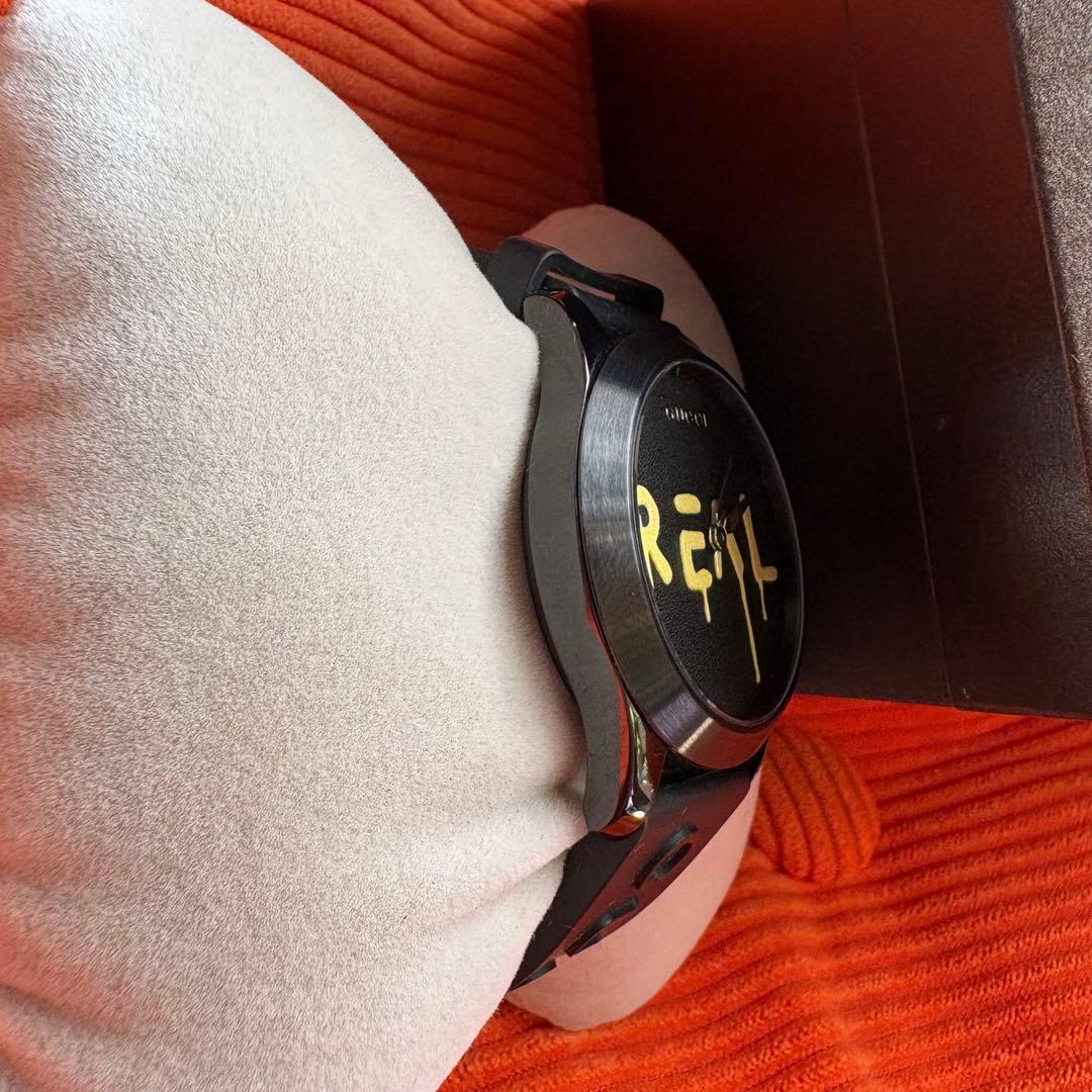 【美品】GUCCI Gタイムレス ゴースト REALダイヤル グッチ 腕時計