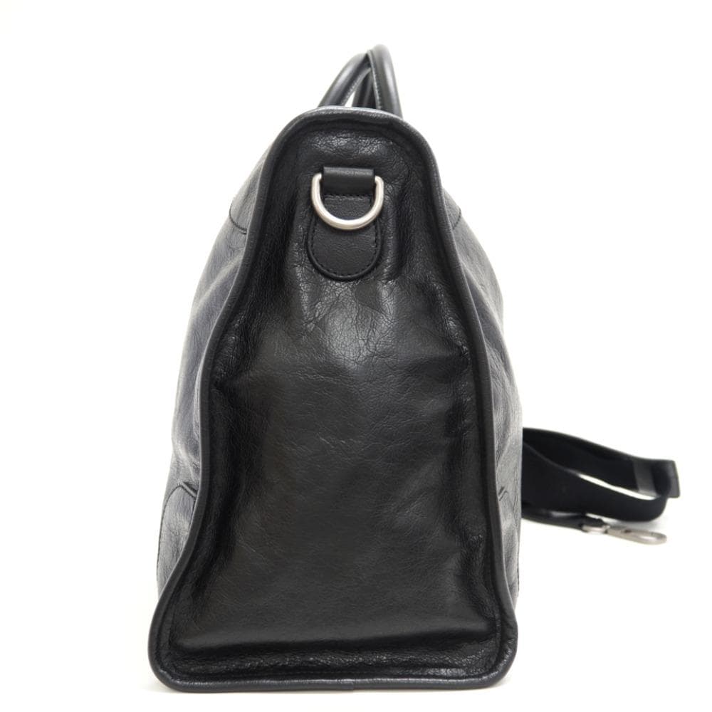 【GUCCI】 レザー2WAY トートバッグ 575820 ブラック