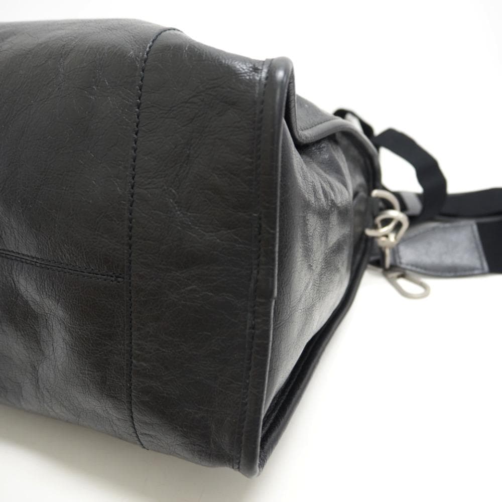 【GUCCI】 レザー2WAY トートバッグ 575820 ブラック