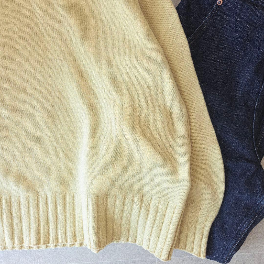 ヤク100% plage Yak Big ふんわりプルオーバーニット 23aw
