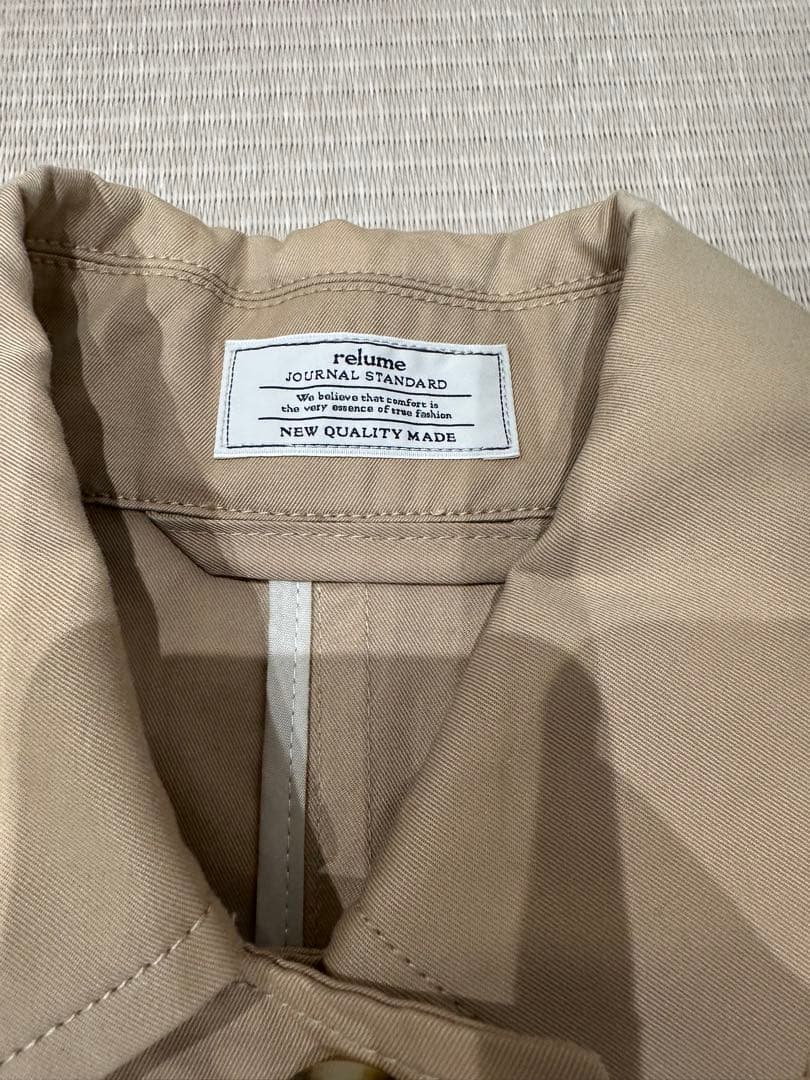 journal standard relume ステンカラーコート ベージュ