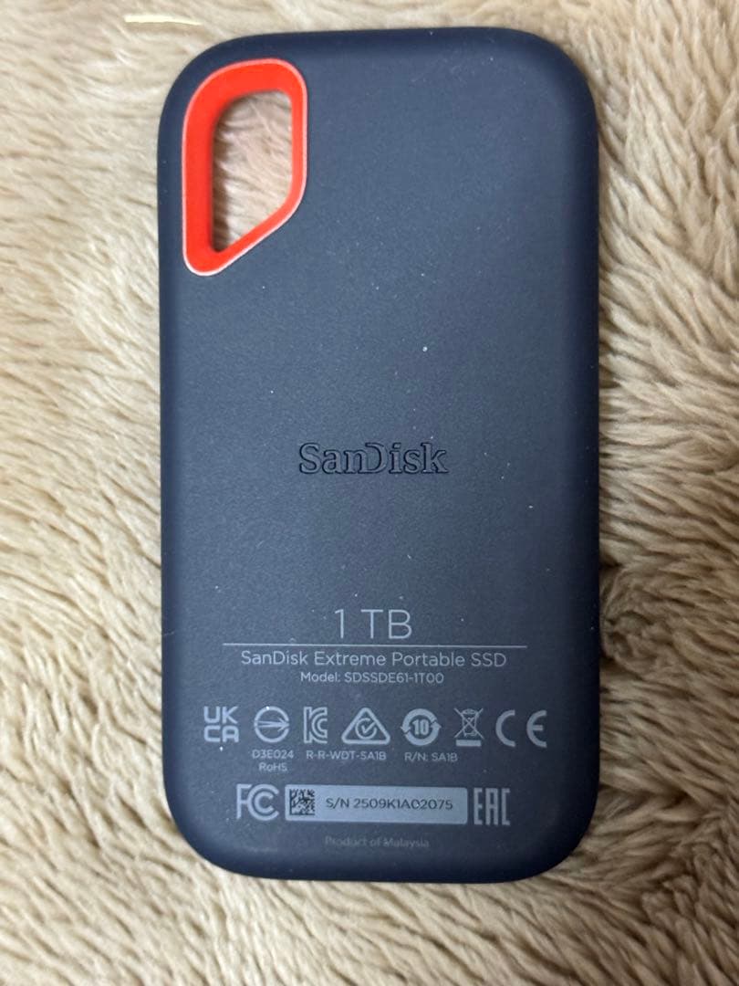 SanDisk ポータブルSSD USB Type-C